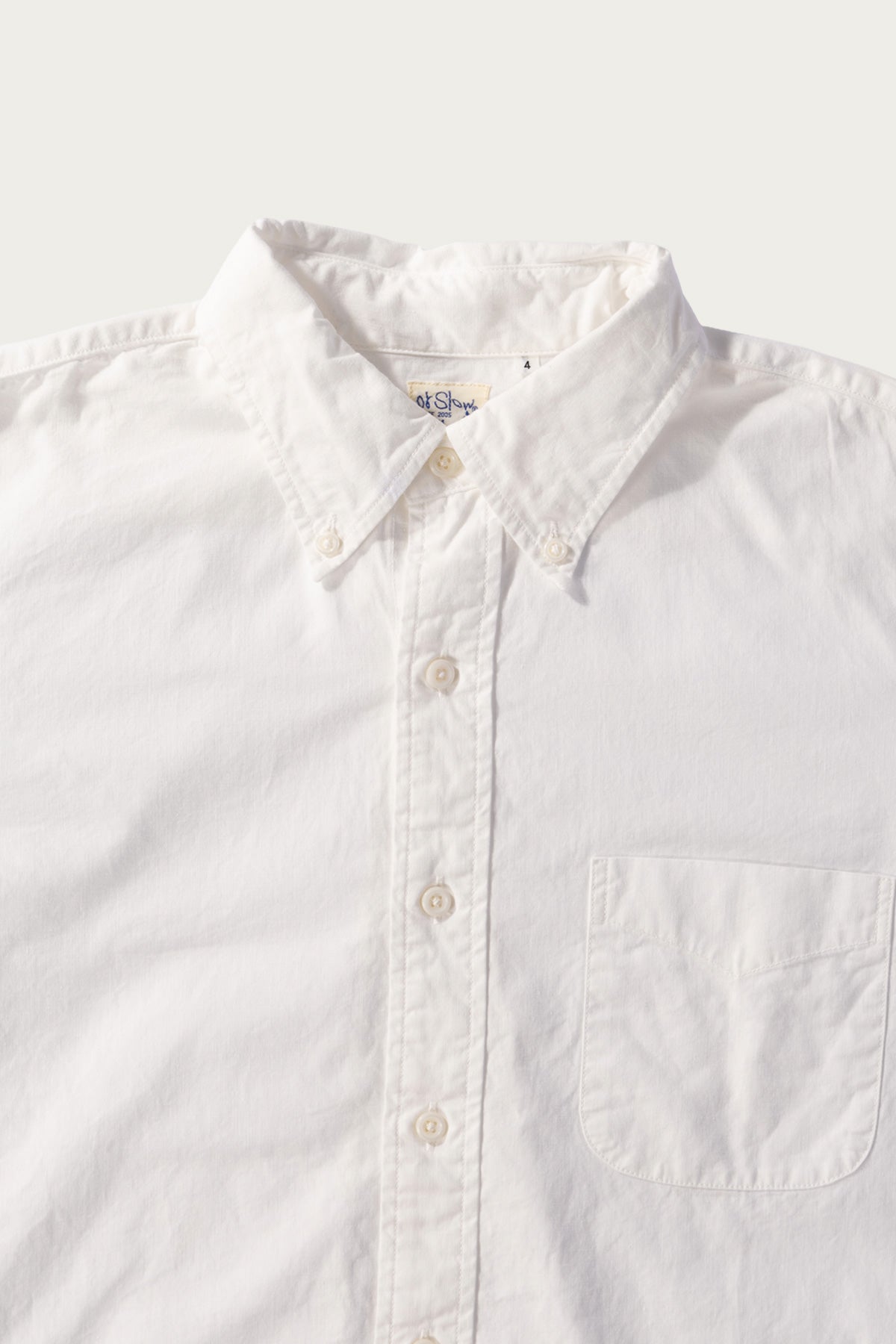orSlow - Button Down Shirt - White Chambray - Canoe Club