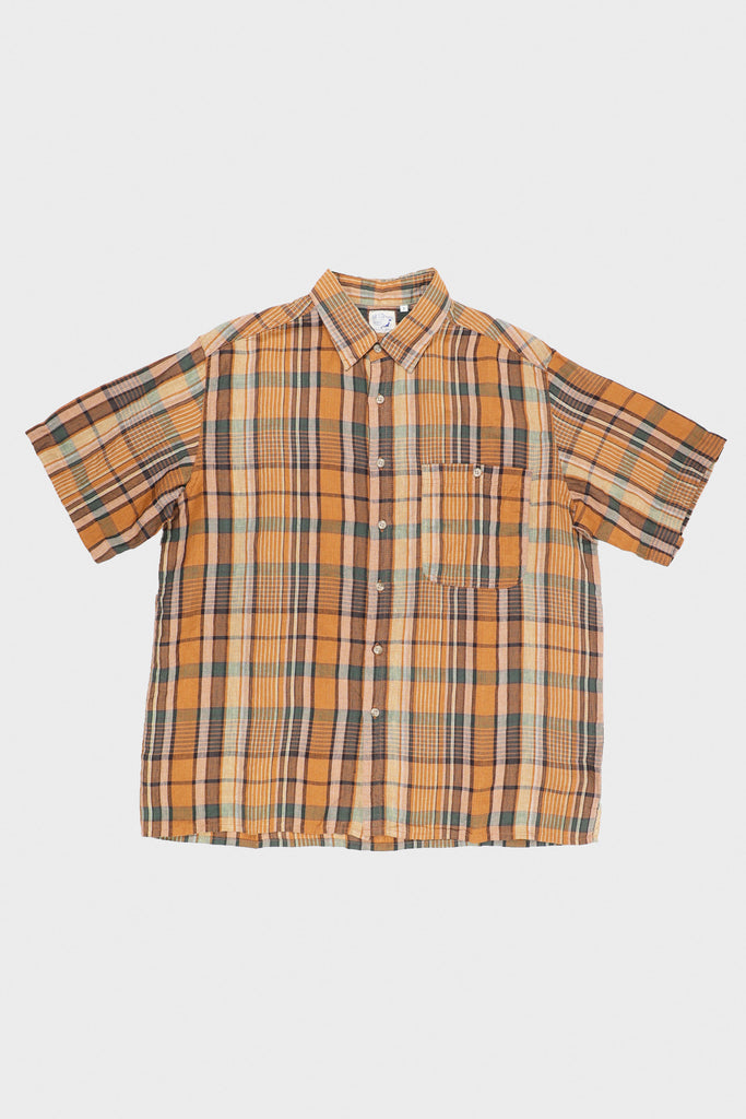 orSlow - Check Shirt - Orange - Canoe Club