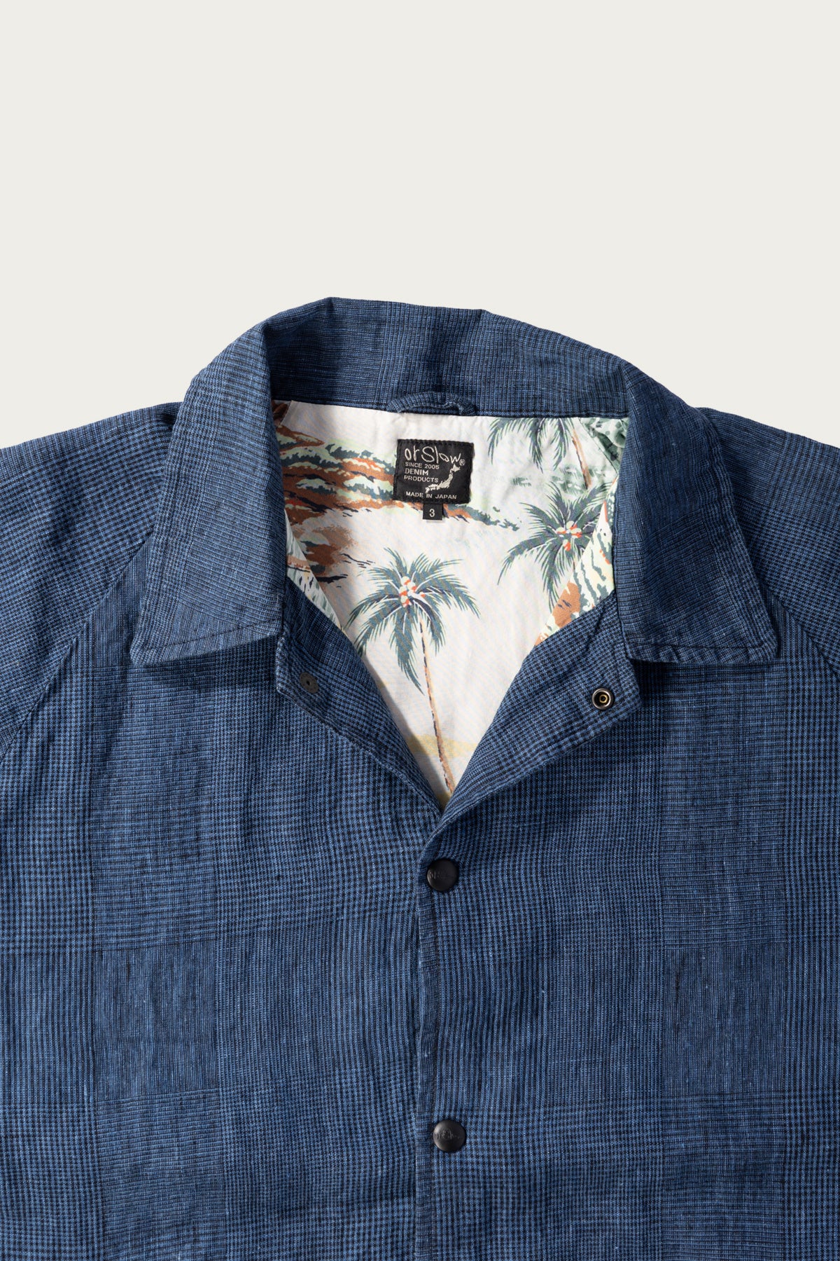 orSlow - Coach Jacket - Indigo Check - Canoe Club