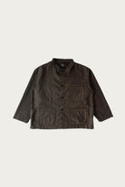 orSlow - Cotton Linen Moleskin Relax Fit Simple Work Jacket - Charcoal Grey - Canoe Club
