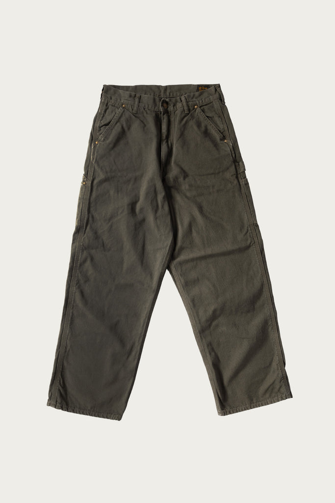 orSlow - Dad's Fit Oxford Painter Pants - Army Green - Canoe Club