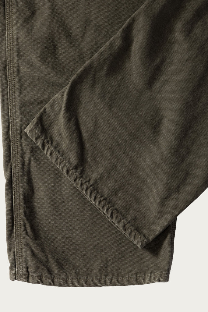orSlow - Dad's Fit Oxford Painter Pants - Army Green - Canoe Club