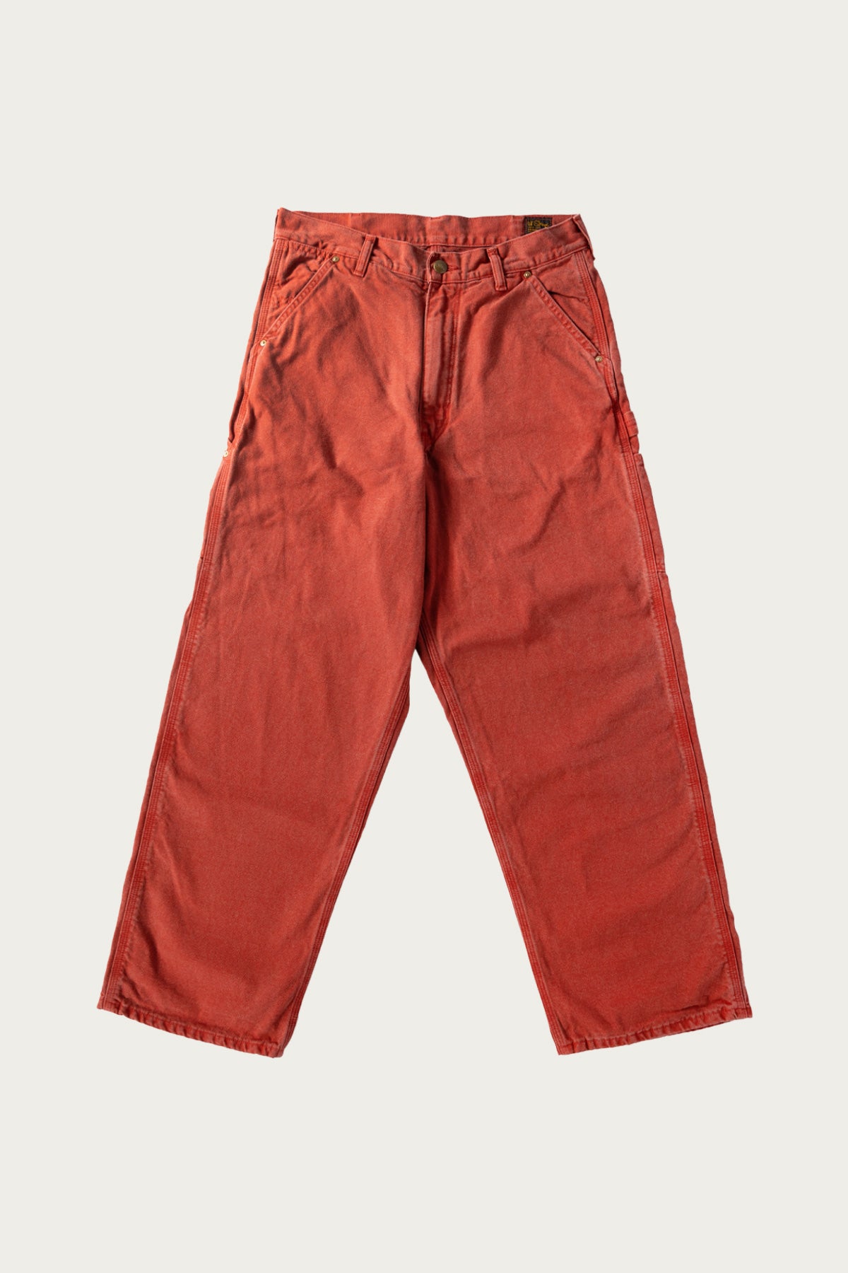 orSlow - Dad's Fit Oxford Painter Pants - Red - Canoe Club