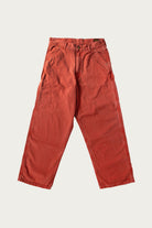 orSlow - Dad's Fit Oxford Painter Pants - Red - Canoe Club