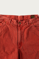 orSlow - Dad's Fit Oxford Painter Pants - Red - Canoe Club