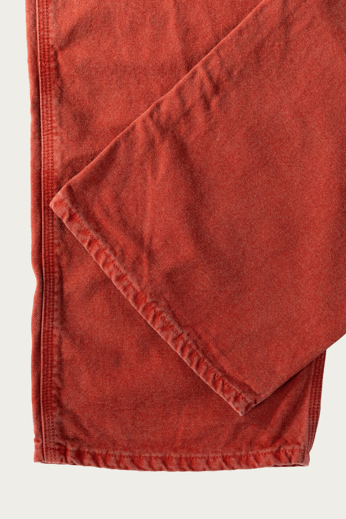 orSlow - Dad's Fit Oxford Painter Pants - Red - Canoe Club