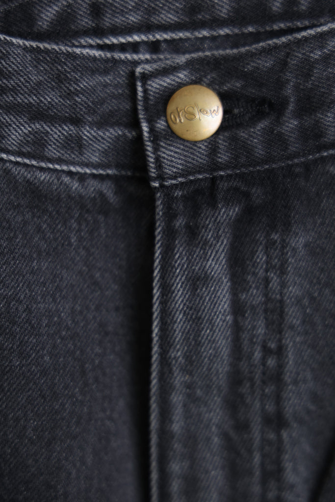 orSlow - Dad's Fit Painter Pants - Black Denim Stone - Canoe Club