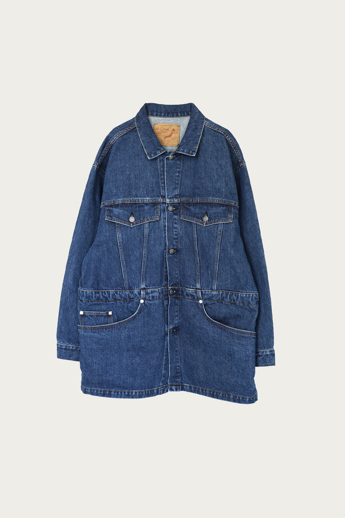 orSlow - Denim Half Coat - 6 Month Wash - Canoe Club