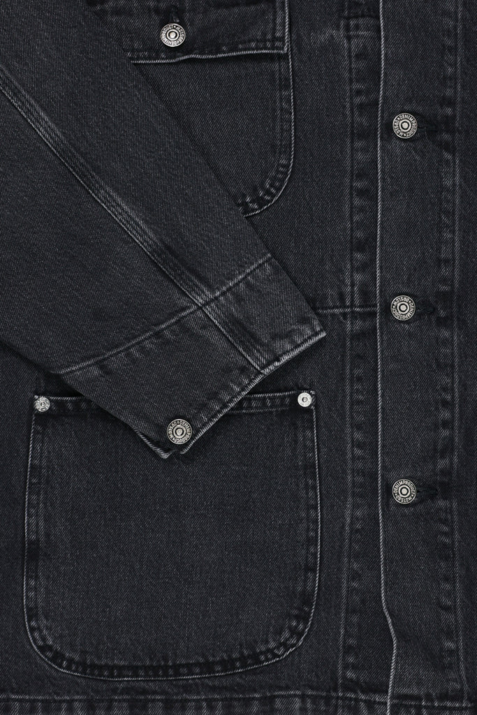 orSlow - Loose Fit Coverall - Black Denim Stone - Canoe Club