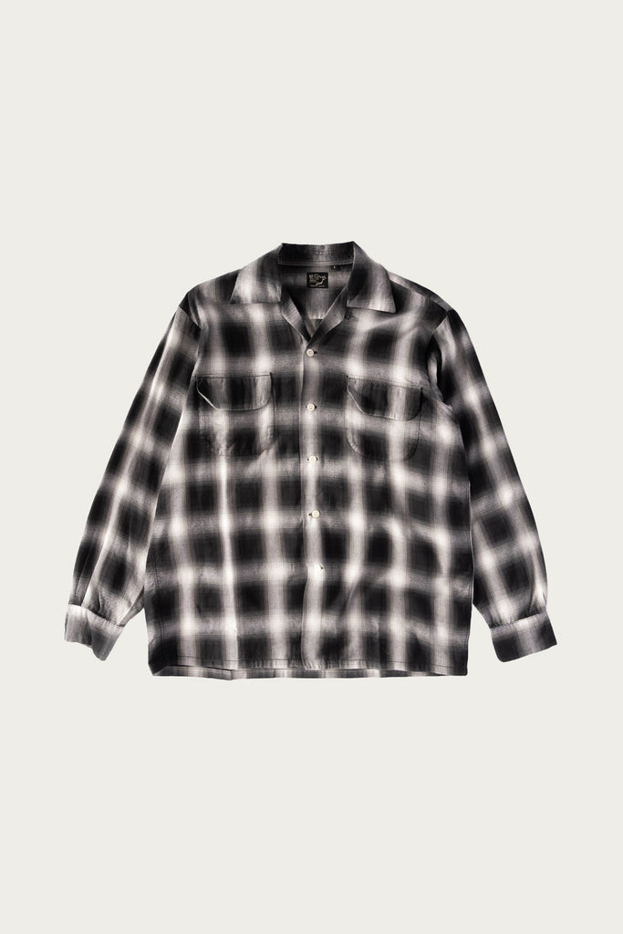 orSlow - Ombre Check Shirt - Black Check - Canoe Club