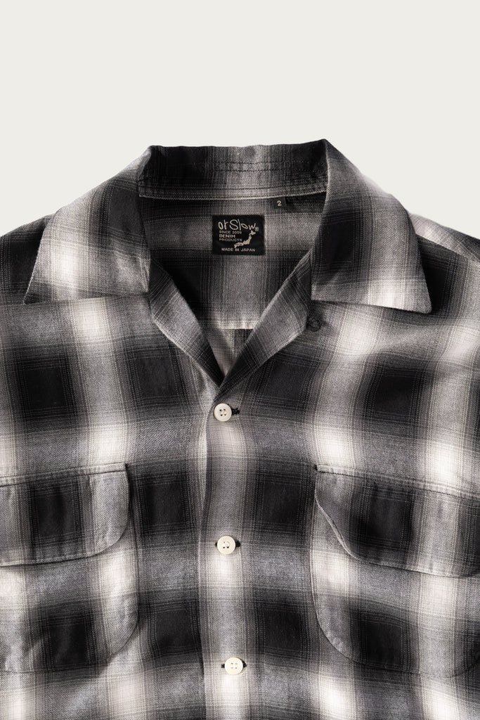 orSlow - Ombre Check Shirt - Black Check - Canoe Club