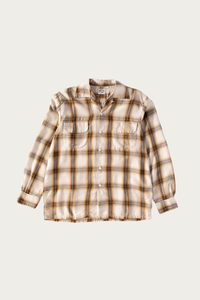 orSlow - Ombre Check Shirt - Brown Check - Canoe Club