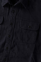 orSlow - Organic Cotton Relax Fit Flannel Shirt - Navy - Canoe Club