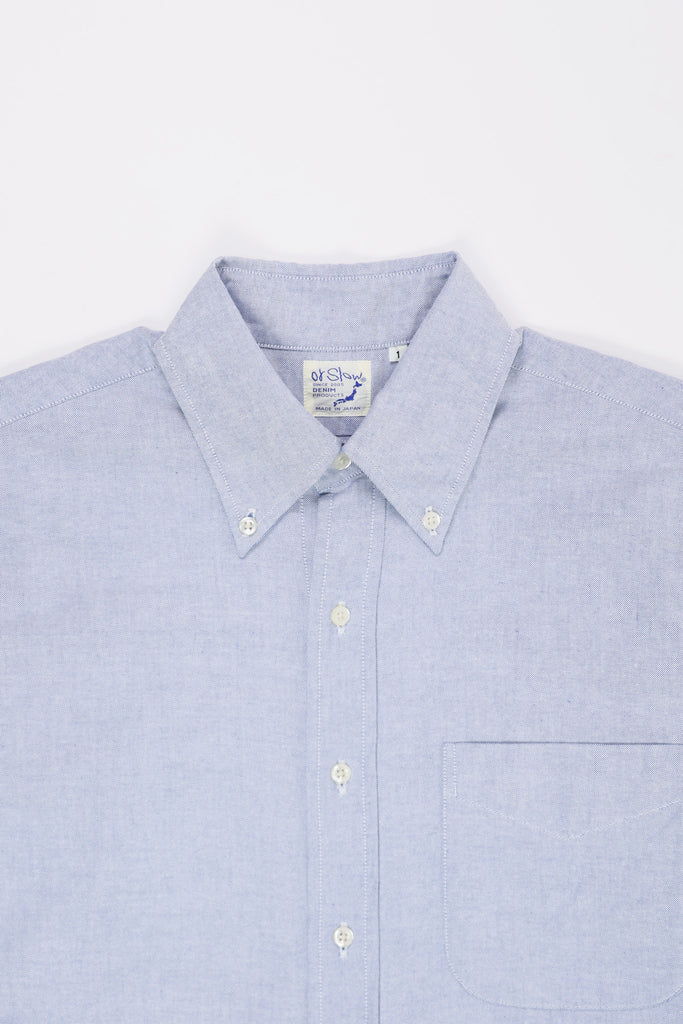 orSlow - Oxford Buttondown Shirt - Blue - Canoe Club