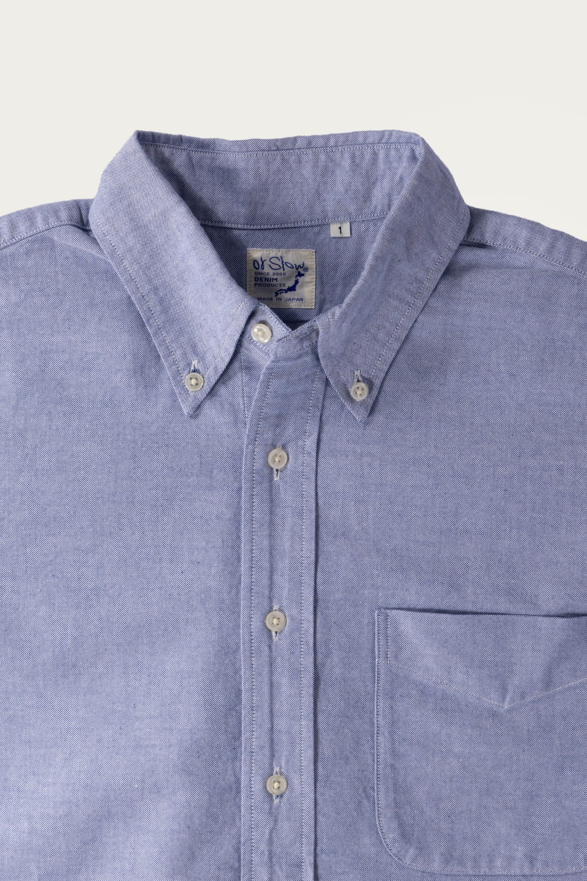 orSlow - Oxford Standard Buttondown Shirt - Light Blue - Canoe Club