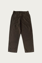 orSlow - Relax Fit Cotton Linen Moleskin Fatigue Pants - Charcoal Grey - Canoe Club