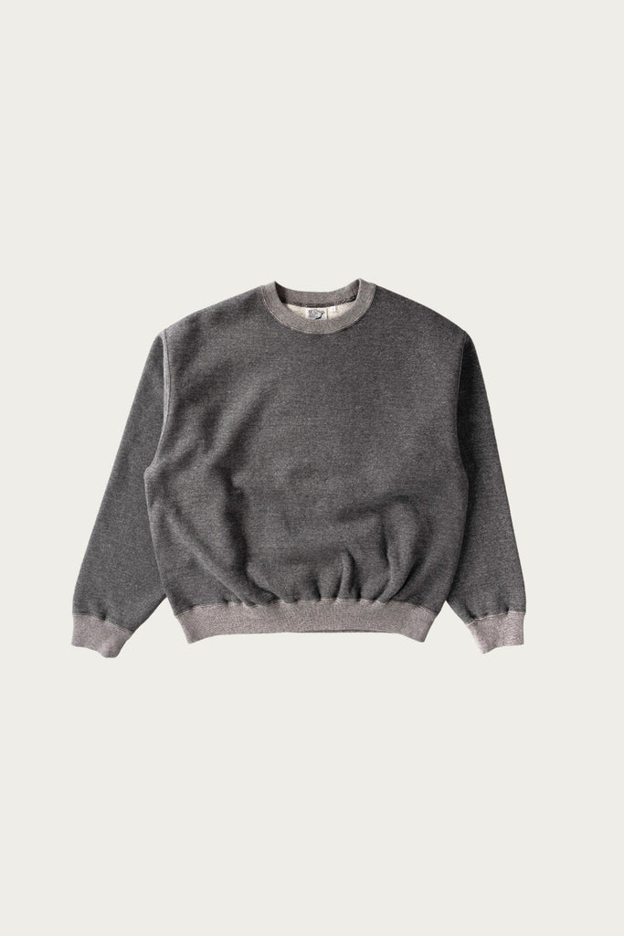 orSlow - Relax Fit Densely Knit Sweat Shirt - Charcoal Grey - Canoe Club