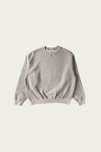 OrSlow Relax Fit Densely Knit Sweat Shirt | Heather Grey | Canoe Club