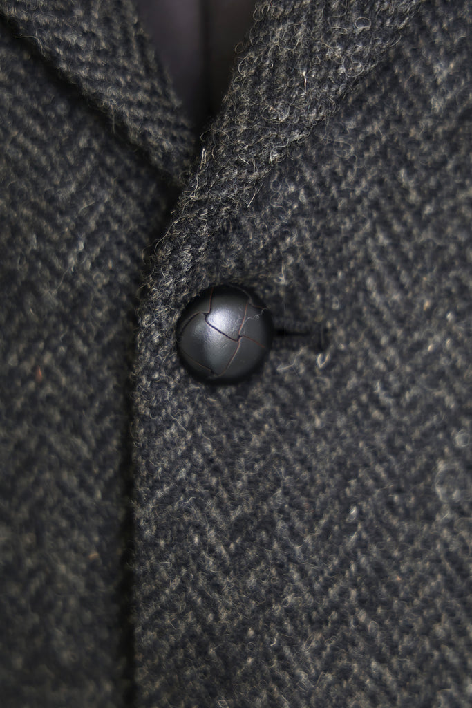 orSlow - Relax Fit Harris Tweed Jacket - Black - Canoe Club