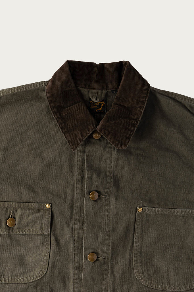 orSlow - Relax Fit Oxford Coverall - Army Green - Canoe Club