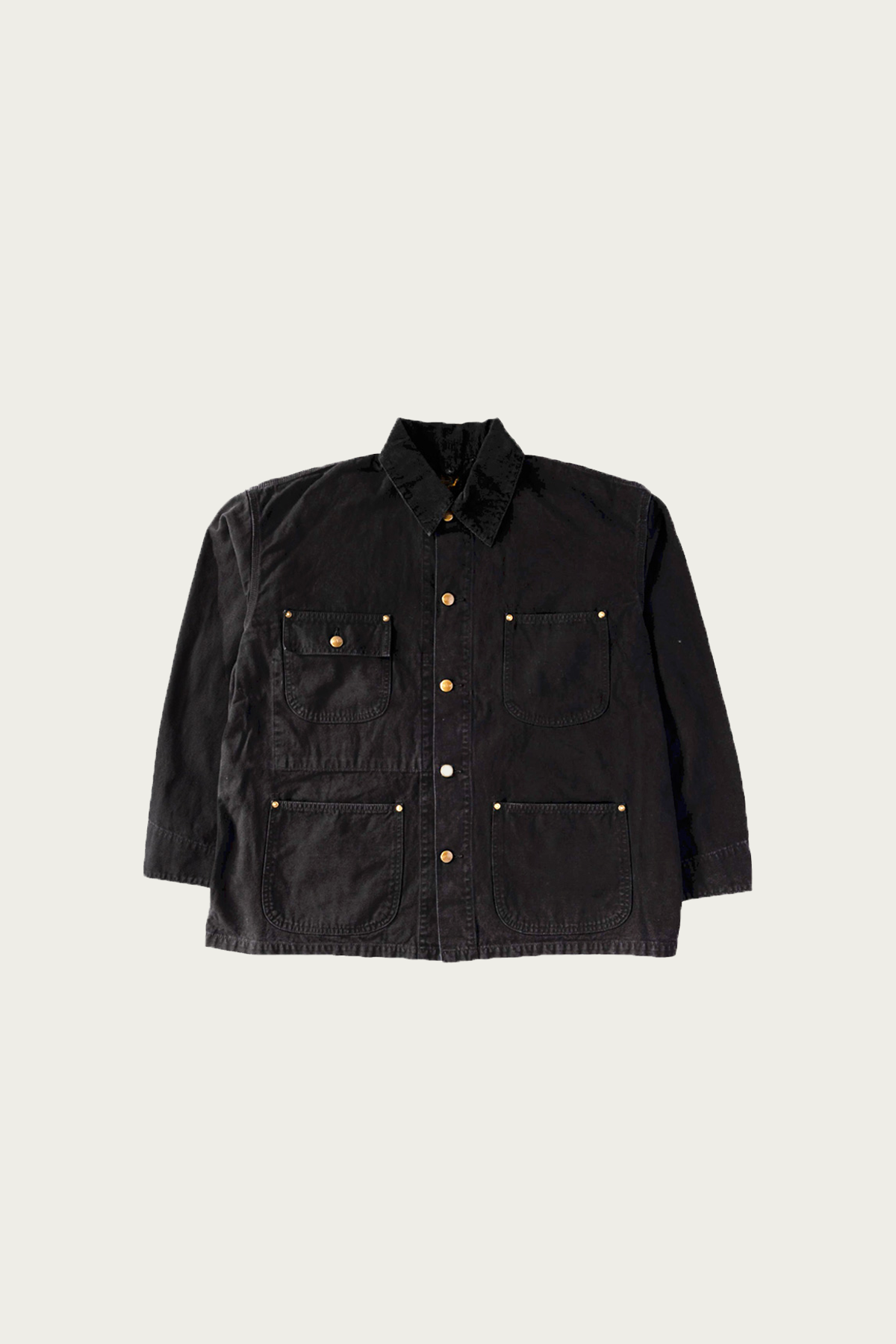 orSlow - Relaxed Fit Oxford Coverall - Black - Canoe Club