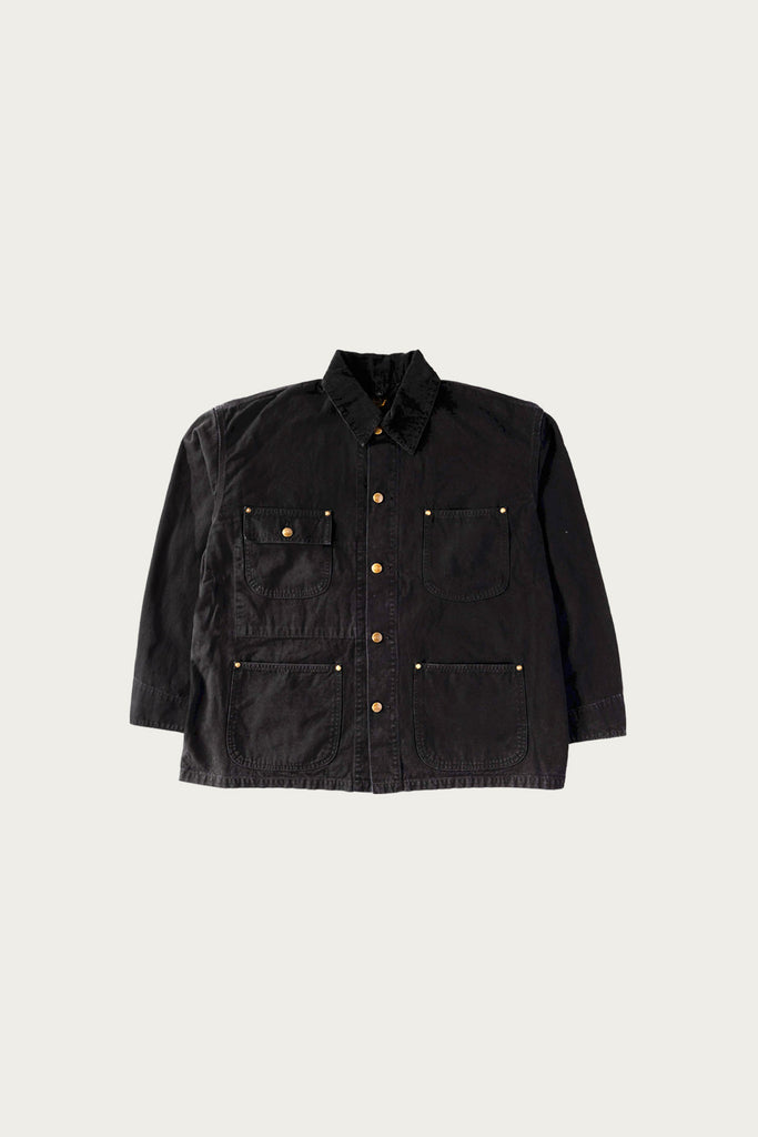 orSlow - Relax Fit Oxford Coverall - Black - Canoe Club
