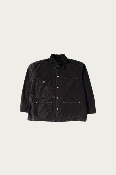 OrSlow Relax Fit Oxford Coverall | Black | Canoe Club
