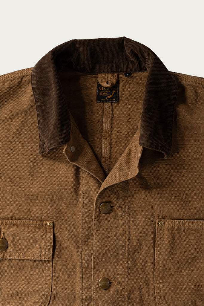 orSlow - Relax Fit Oxford Coverall - Brown - Canoe Club