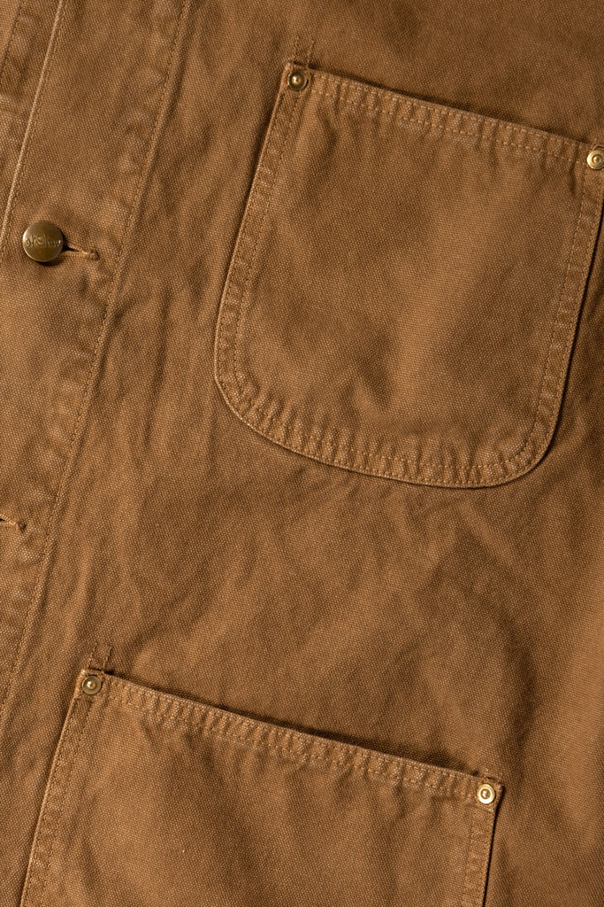 orSlow - Relax Fit Oxford Coverall - Brown - Canoe Club