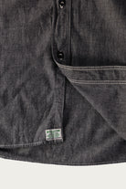 orSlow - Relax Fit Stripe Chambray Work Shirt - Black - Canoe Club