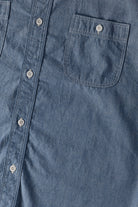 orSlow - Relax Fit Stripe Chambray Work Shirt - Hickory - Canoe Club