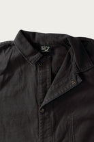 orSlow - Reverse Sateen Simple Work Coat Vintage Washed - Black - Canoe Club