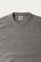 orSlow - Simple Crew Neck Sweater Crafted in Japan - Light Grey - Canoe Club