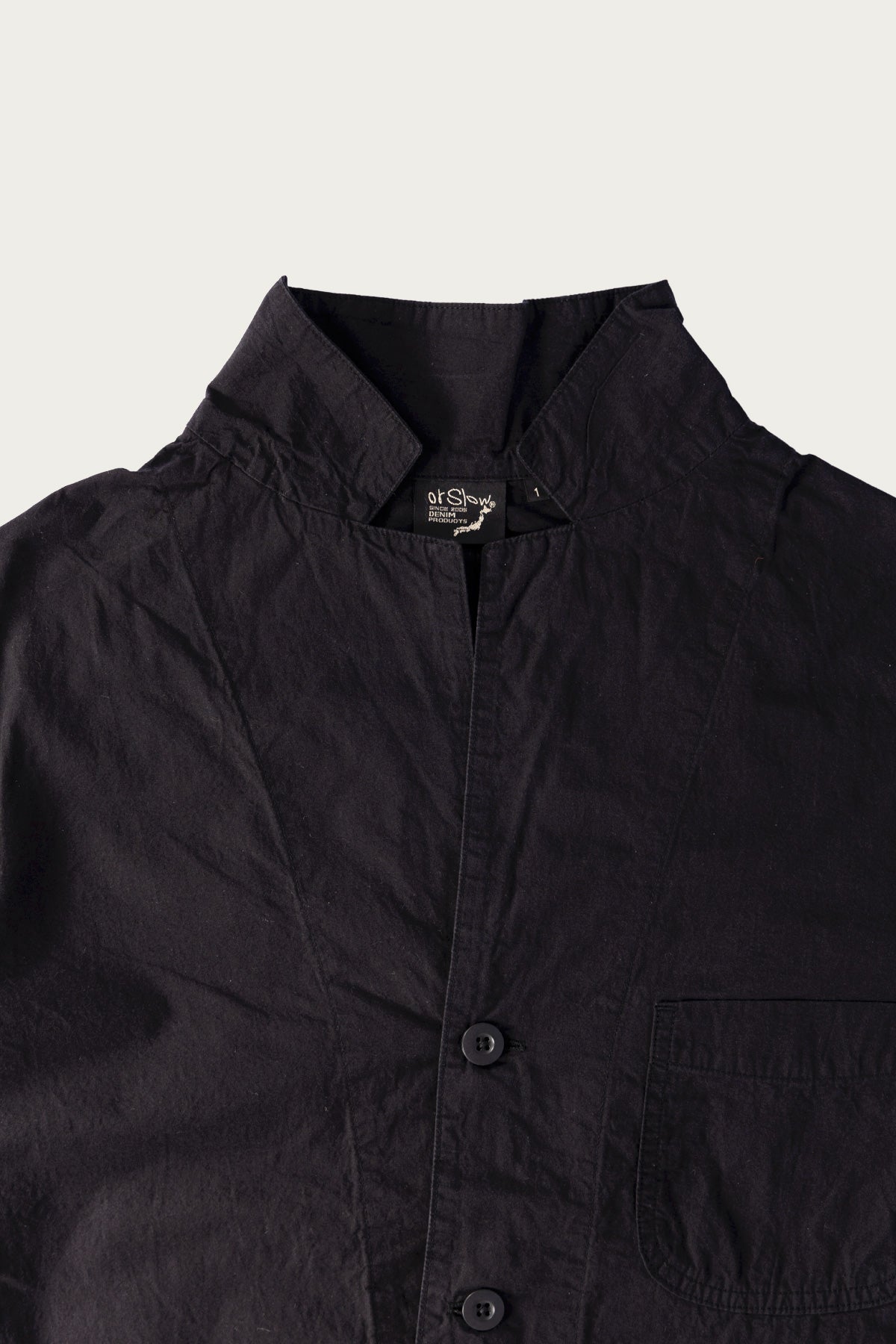 orSlow - Simple Light Jacket - Black - Canoe Club