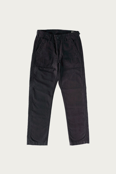 orSlow Slim Fit Fatigue Pants | Black | Canoe Club