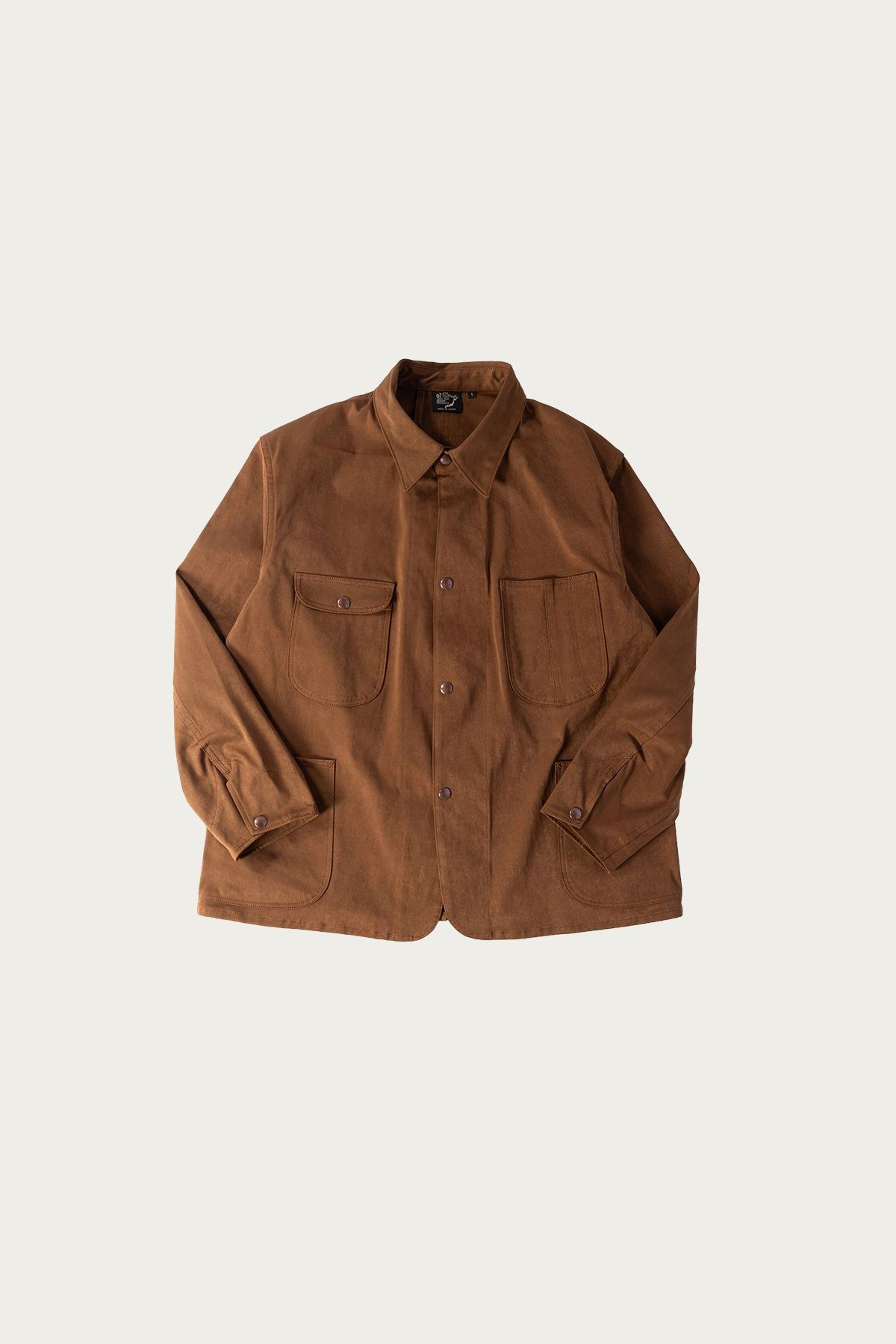 orSlow - Suede Touch Classic Coverall - Brown - Canoe Club