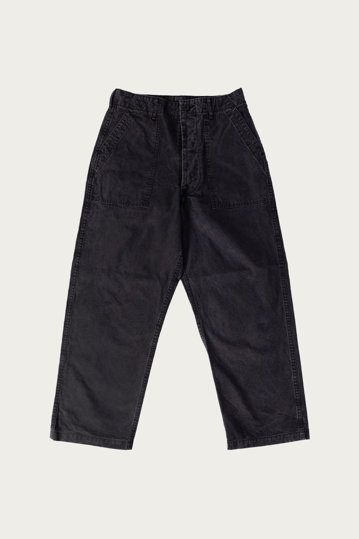 OrSlow Summer Fatigue Pants | Black | Canoe Club