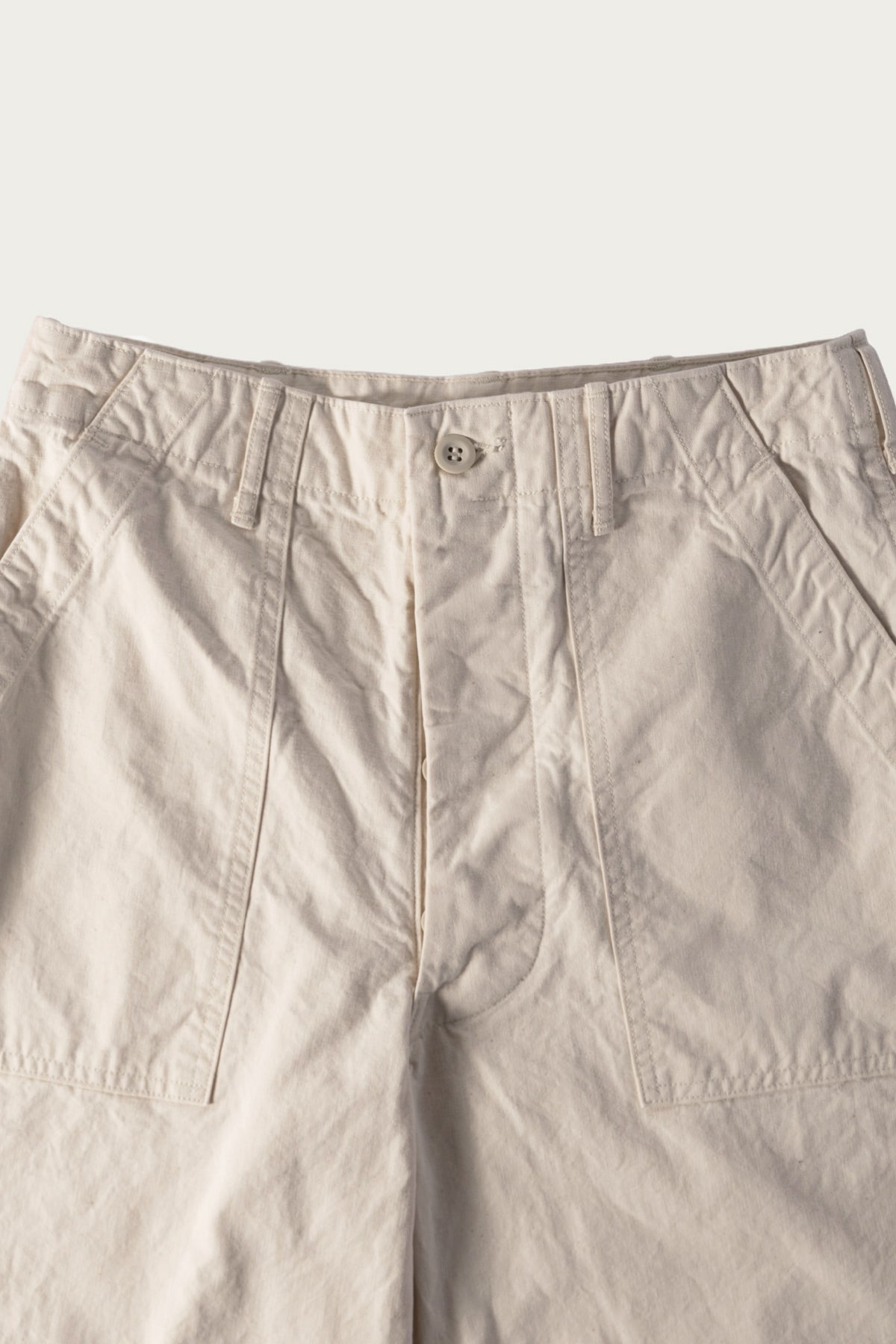 orSlow - Summer Fatigue Pants - Ecru - Canoe Club