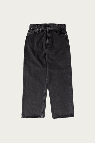 OrSlow Super Dad's Denim Pants | Black Denim Stone | Canoe Club