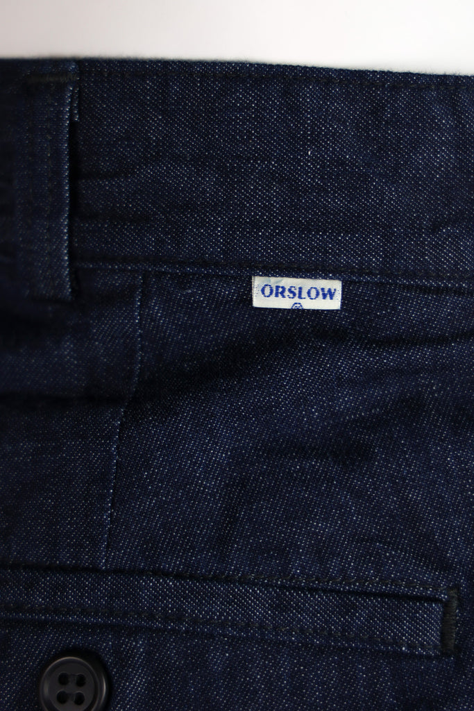 orSlow - Two Tuck Denim Wide Trouser - One Wash - Canoe Club