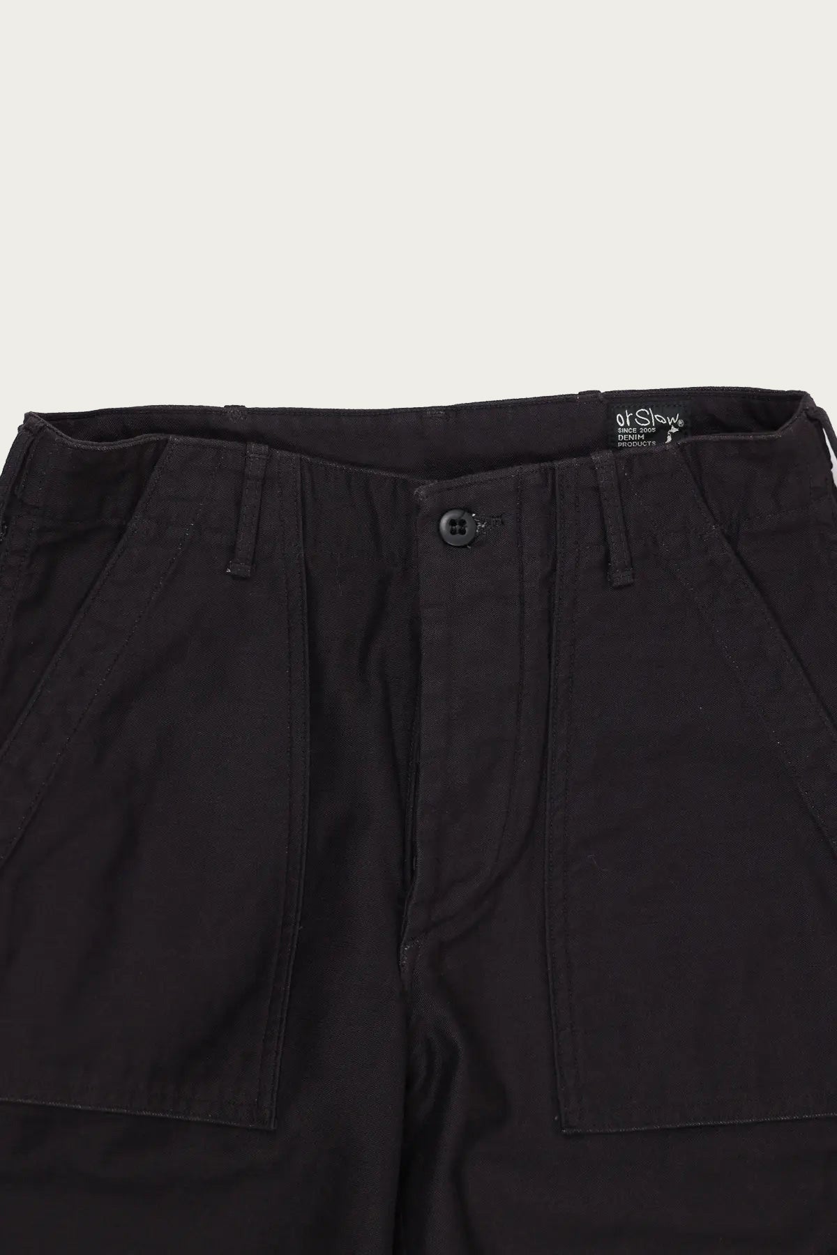 orSlow US Army Fatigue Pants | Black | Canoe Club