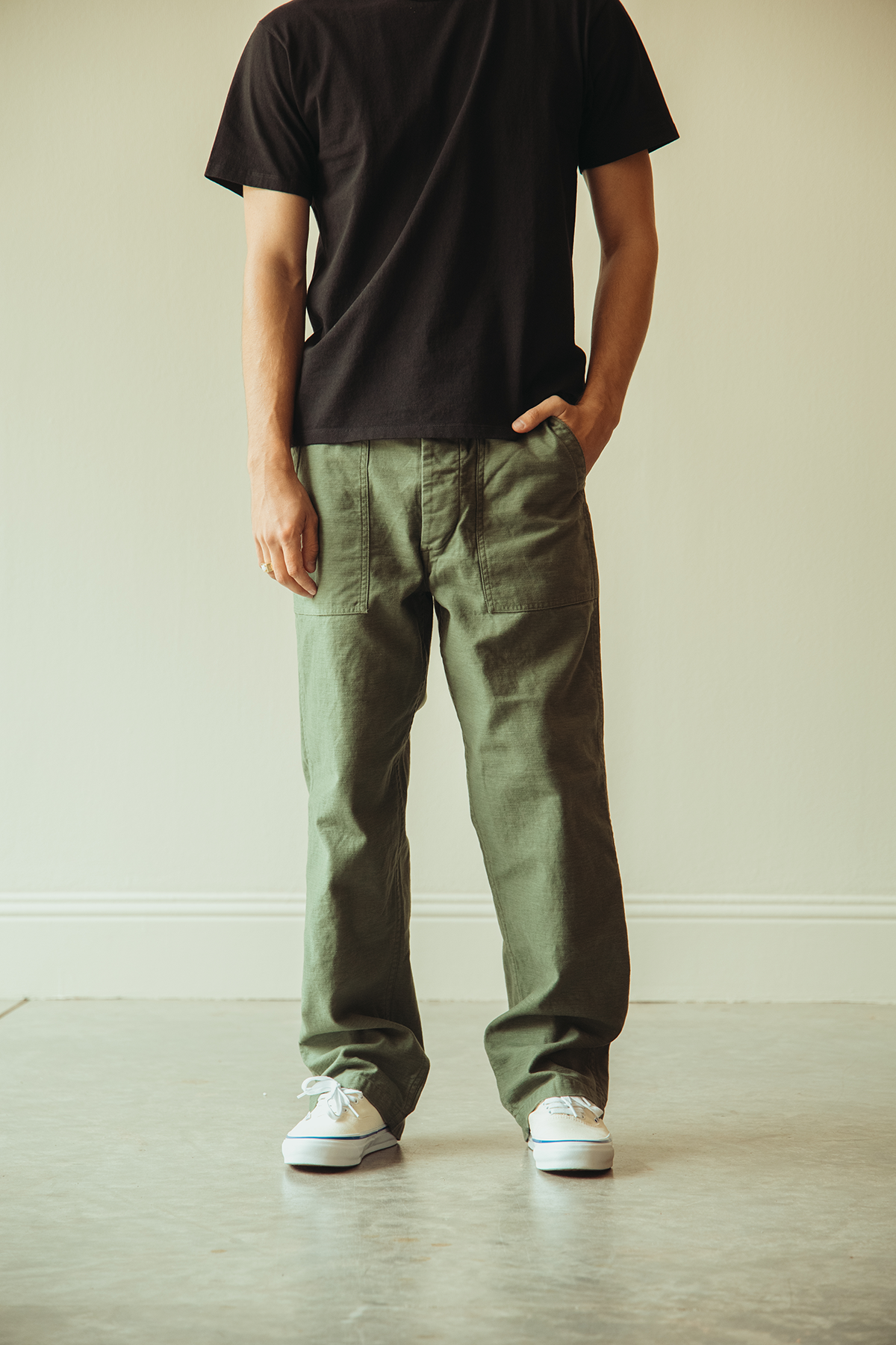 orSlow - US Army Fatigue Pants (Regular Fit) - Green - Canoe Club