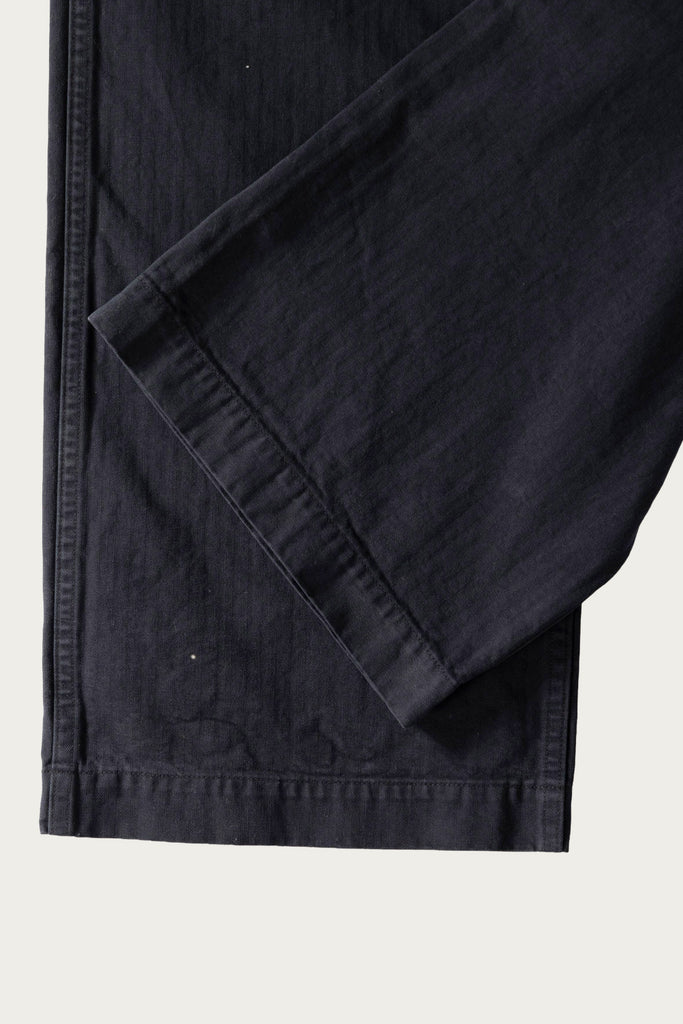 orSlow - USMC Herringbone Wide Fit Utility Trousers - Dark Navy - Canoe Club