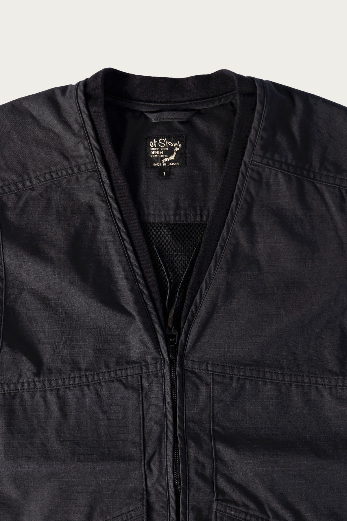 orSlow - Utility Vest - Navy - Canoe Club