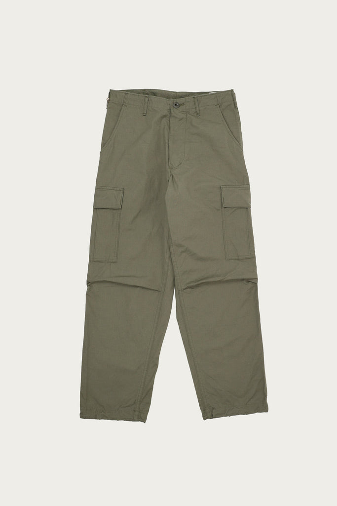 orSlow - Vintage Fit 6 Pocket Cargo Pant - Olive Ripstop - Canoe Club