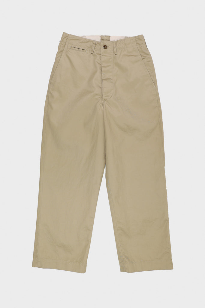 orSlow - Vintage Fit Army Trousers - Khaki - Canoe Club
