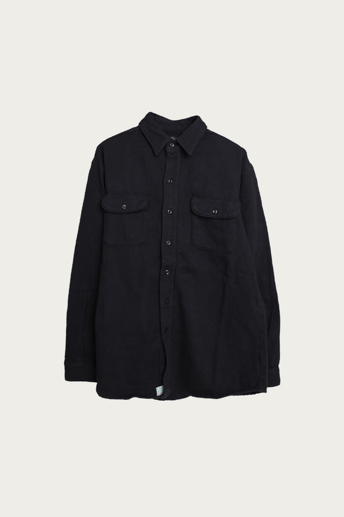 orSlow - Vintage Fit Flannel Shirt - Black - Canoe Club