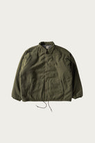 orSlow - Vintage Washed Coach Jacket w/ Fleece Lining - Dark Olive - Canoe Club