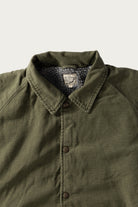orSlow - Vintage Washed Coach Jacket w/ Fleece Lining - Dark Olive - Canoe Club