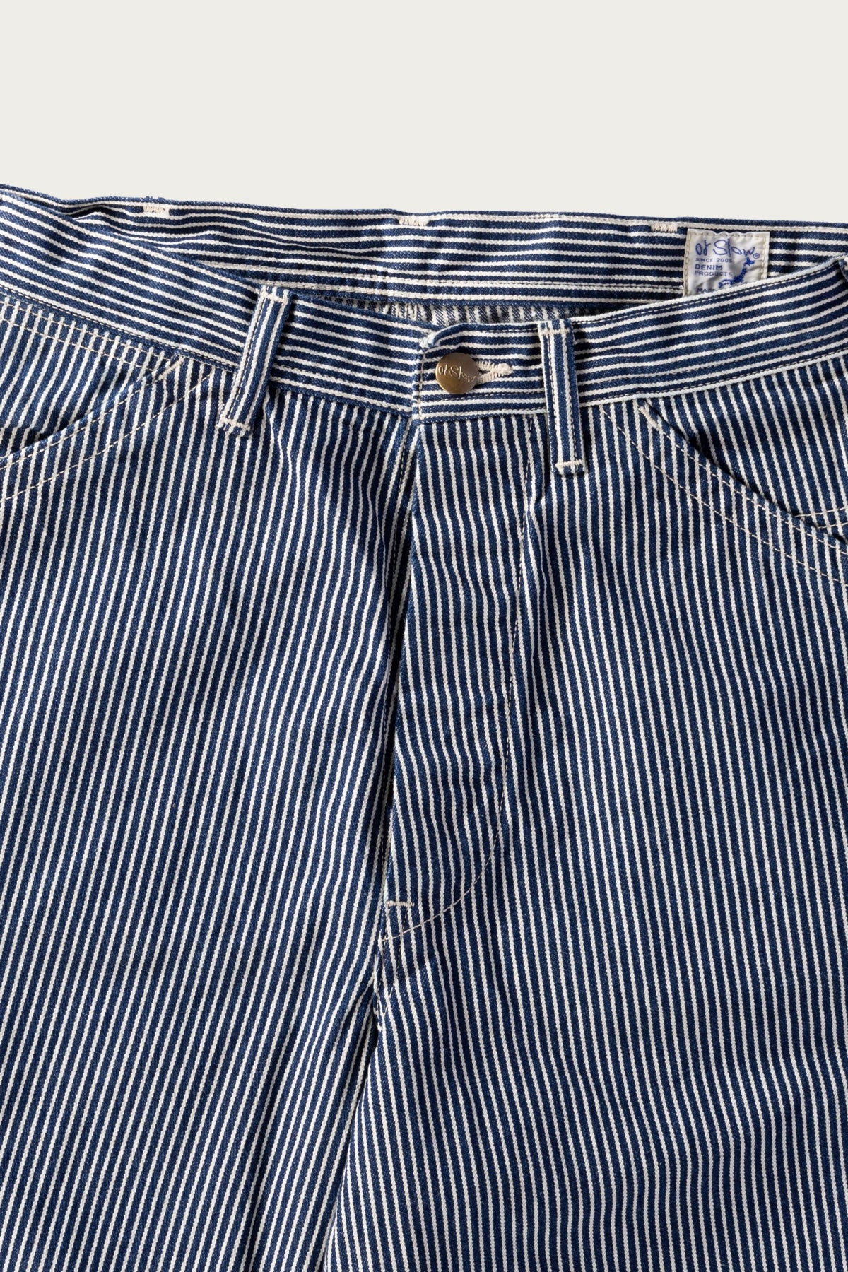 orSlow - Wide Fit 30's Hickory Painter Pants - Hickory - Canoe Club